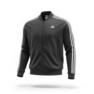 Adidas Women's Classic Sweatsuit Black Jacket